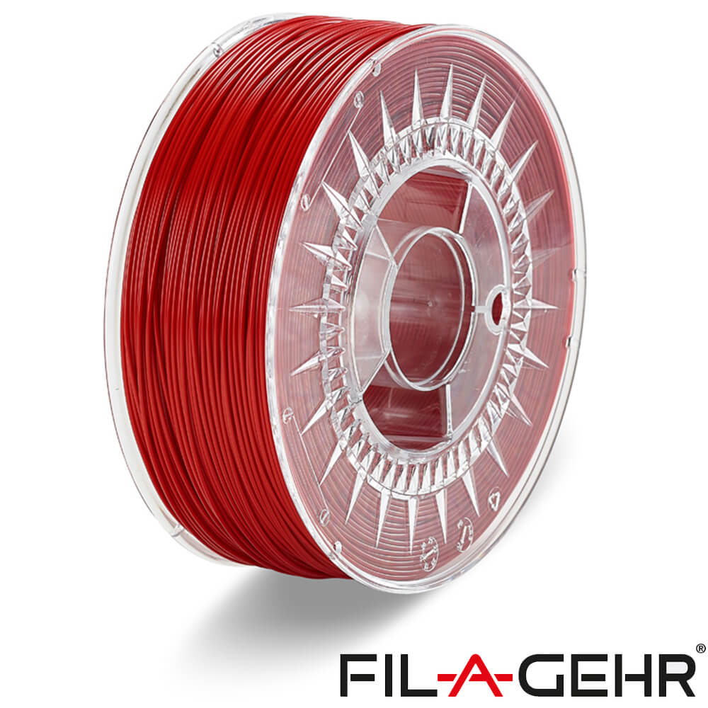 FIL-A-GEHR ABS Ø 1.75 mm (unit=1 kilo net) red  ~RAL 3000