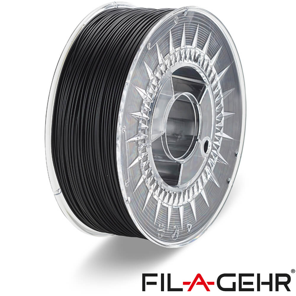 FIL-A-GEHR PC-ABS Ø 1.75 mm (unit=1 kilo net) black ~RAL 9005